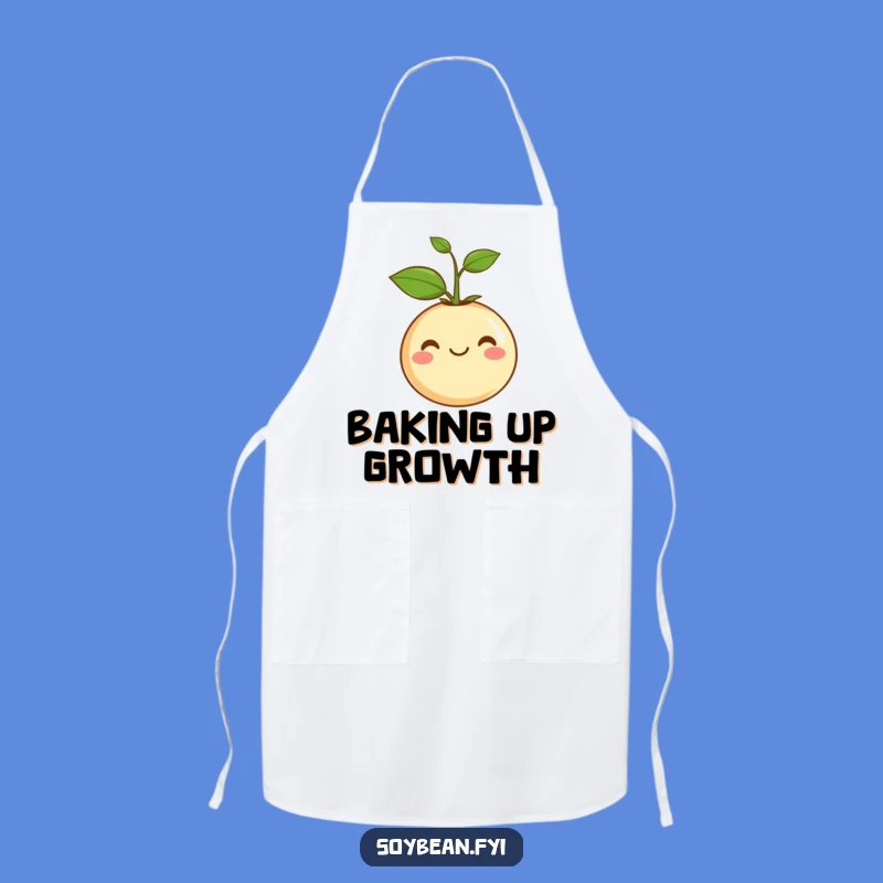 Funny Soybean Sprout Apron: Cook with Growth and Smiles!