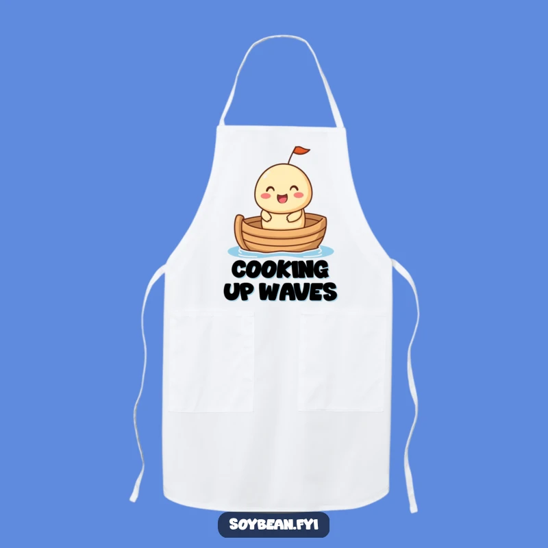 Funny Soybean Boat Apron - Kitchen Voyages, Practical Funny Gift