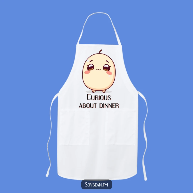 Funny Soybean Curiosity Apron - Kitchen Wonder, Practical Funny Gift