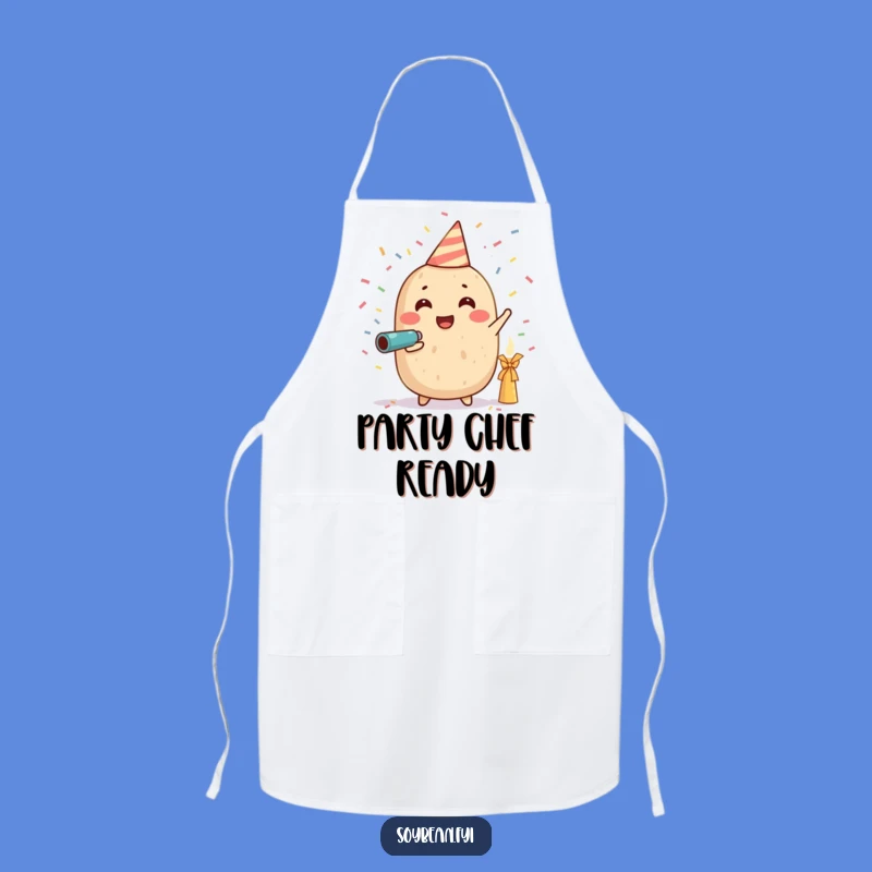 Funny Soybean Party Apron: Confetti Blast Kitchen Fun, Funny Gift