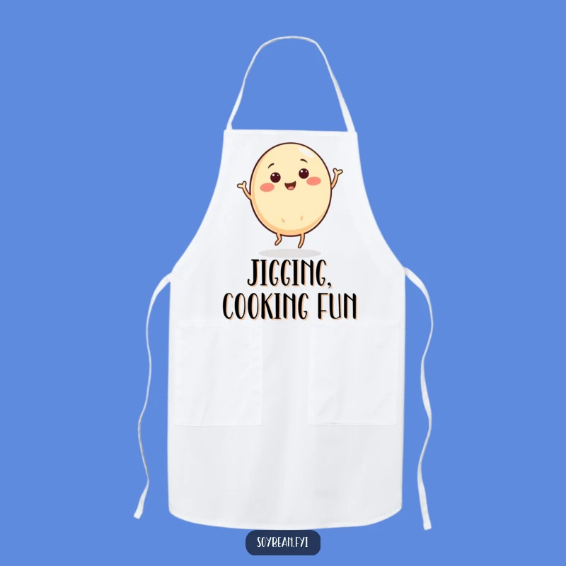 Funny Jigging Soybean Apron: Cook with Rhythm!