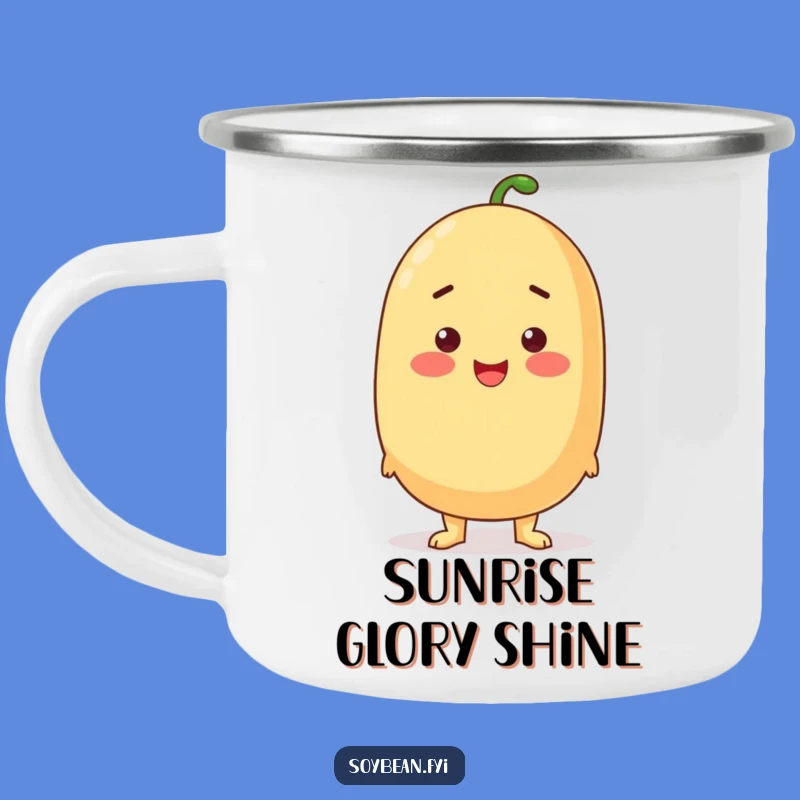 Funny Proud Soybean Camping Mug - Outdoor Pride, Rugged Humorous Gift