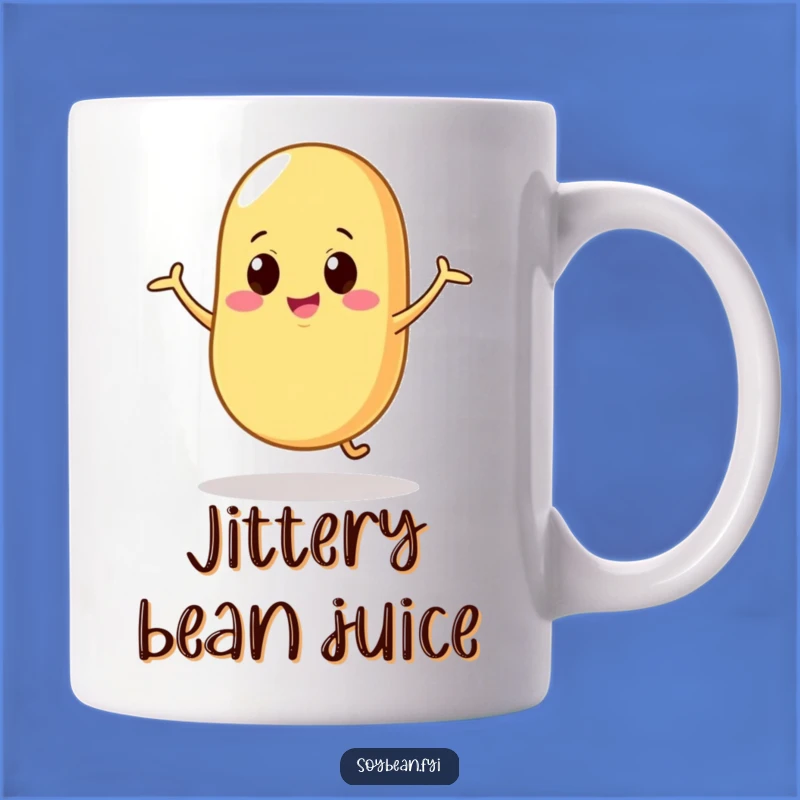 Funny Dancing Soybean Mug - Wobbly Moves, Perfect Funny Gift Idea