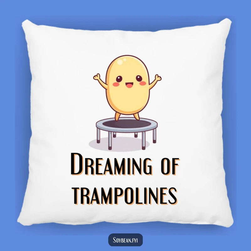 Funny Soybean Trampoline Pillow: Add Comfort and Comedy to Your Couch!