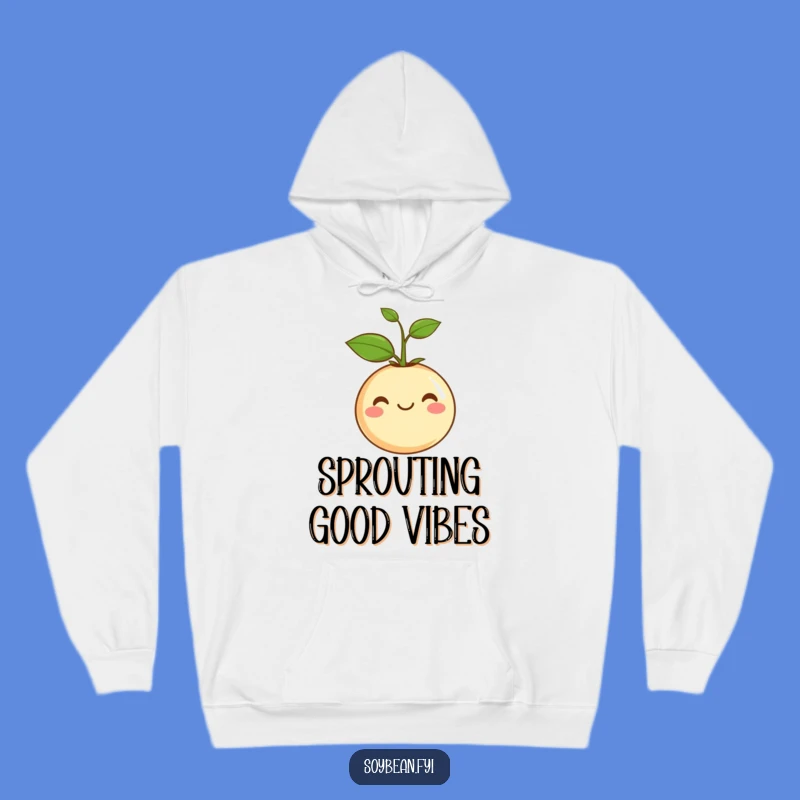 Funny Content Soybean Sprout Hoodie: Cozy Comfort and Growth Vibes!