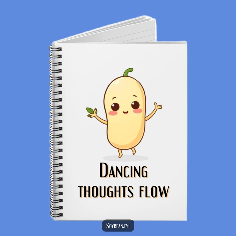 Funny Dancing Soybean Notebook: Jot Down Your Moves, Creative Gift