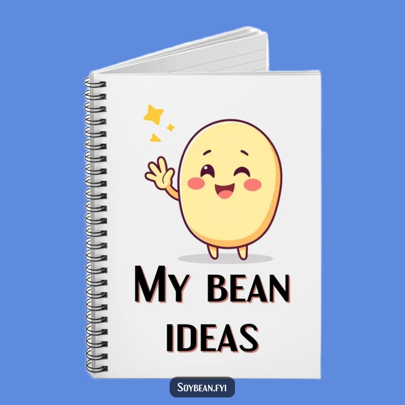 Funny Kawaii Soybean Victory Notebook: Cheerful Journal - Gift for Writers