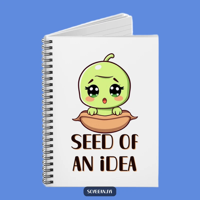 Funny Surprised Soybean Notebook: Jot Down Ideas with Hilarious Flair!