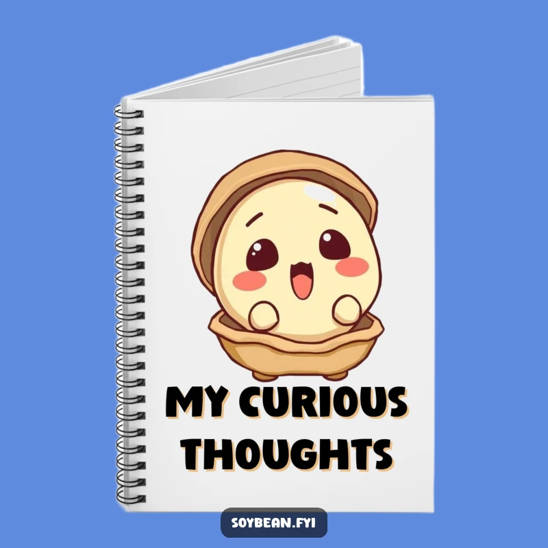 Funny Surprised Soybean Peeking Notebook: Curious Notes, Perfect Gift