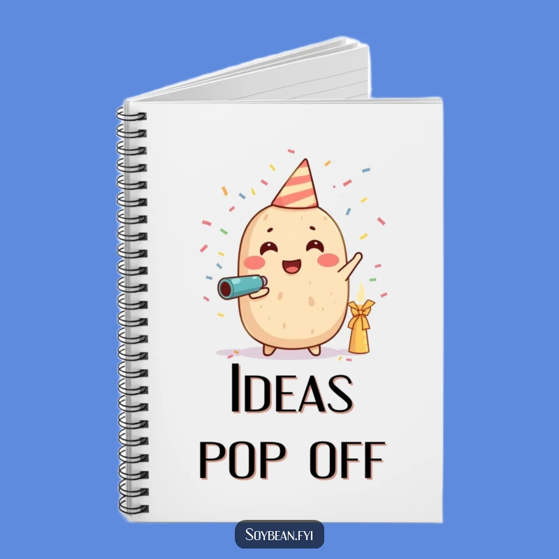 Funny Soybean Party Notebook: Confetti Fun, Perfect Funny Gift