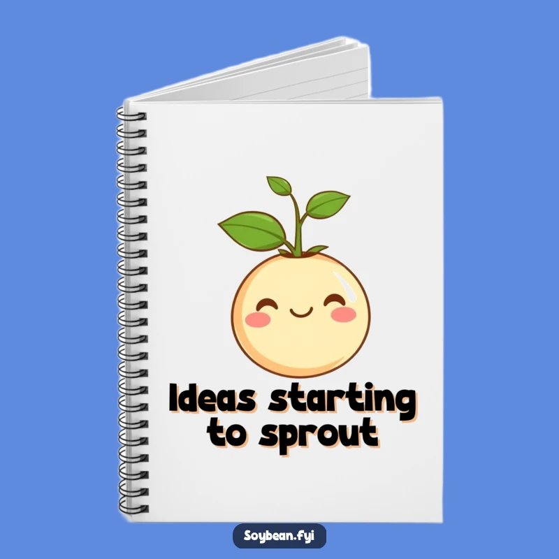 Funny Soybean Sprout Notebook: Journal Your Growth and Ideas!