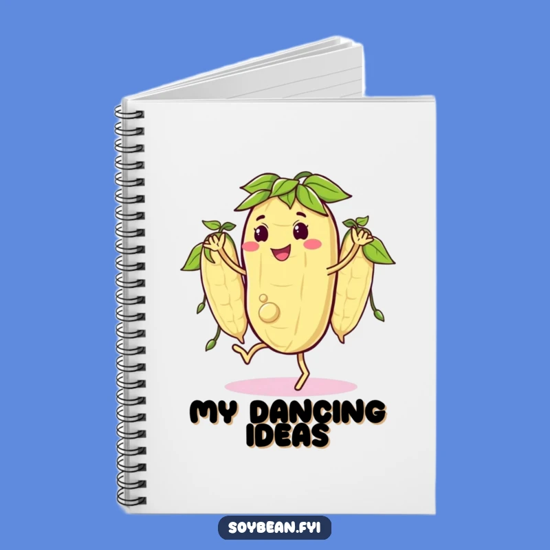 Funny Notebook: Jigging Soybean - Happy Pods Journal - Gift!