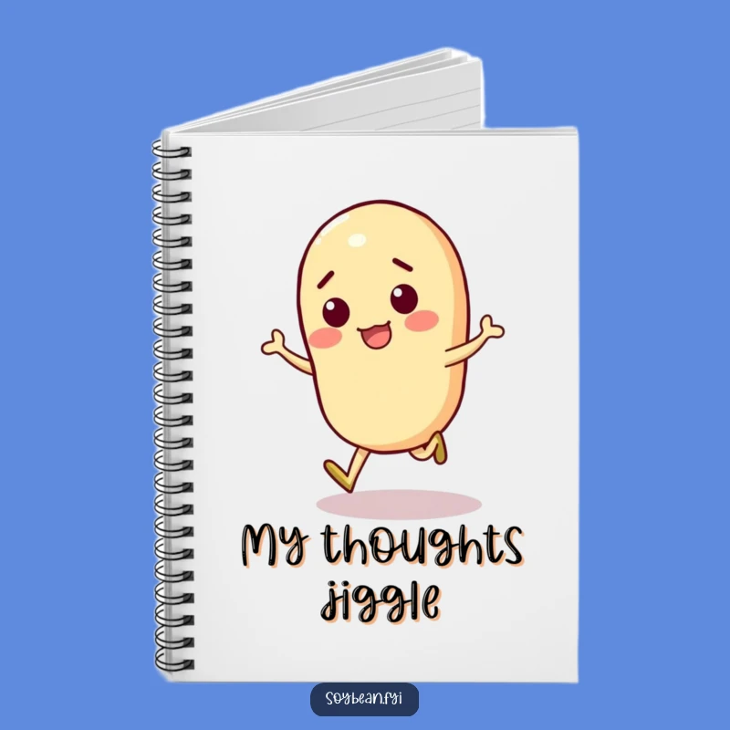 Funny Action Soybean Notebook: Skipping Joyful Journal, Humorous Gift for Ideas