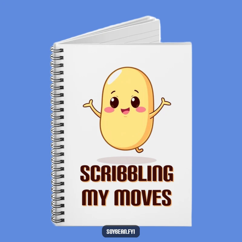 Funny Dancing Soybean Notebook - Jot Down Wiggles, Perfect Funny Gift