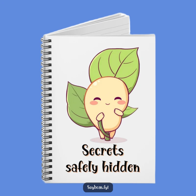 Funny Shy Soybean Notebook: Journal Your Thoughts with Cute Introvert Stationery, Ideal Gift