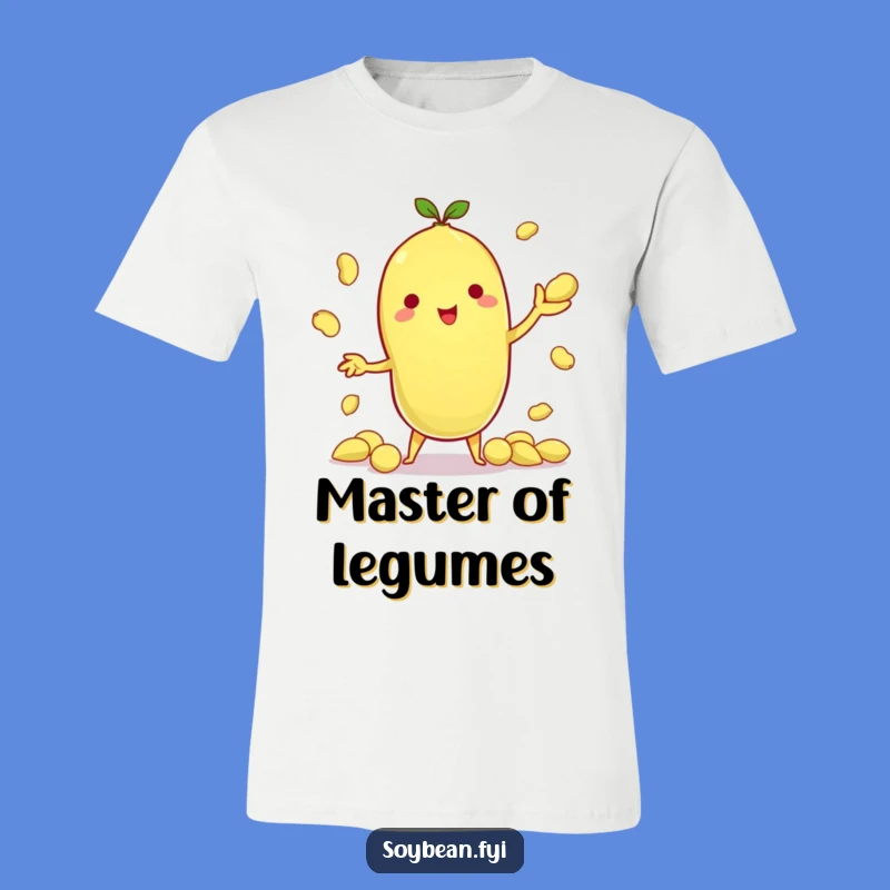 Funny Kawaii Soybean Juggling T-Shirt: Edamame Master Tee