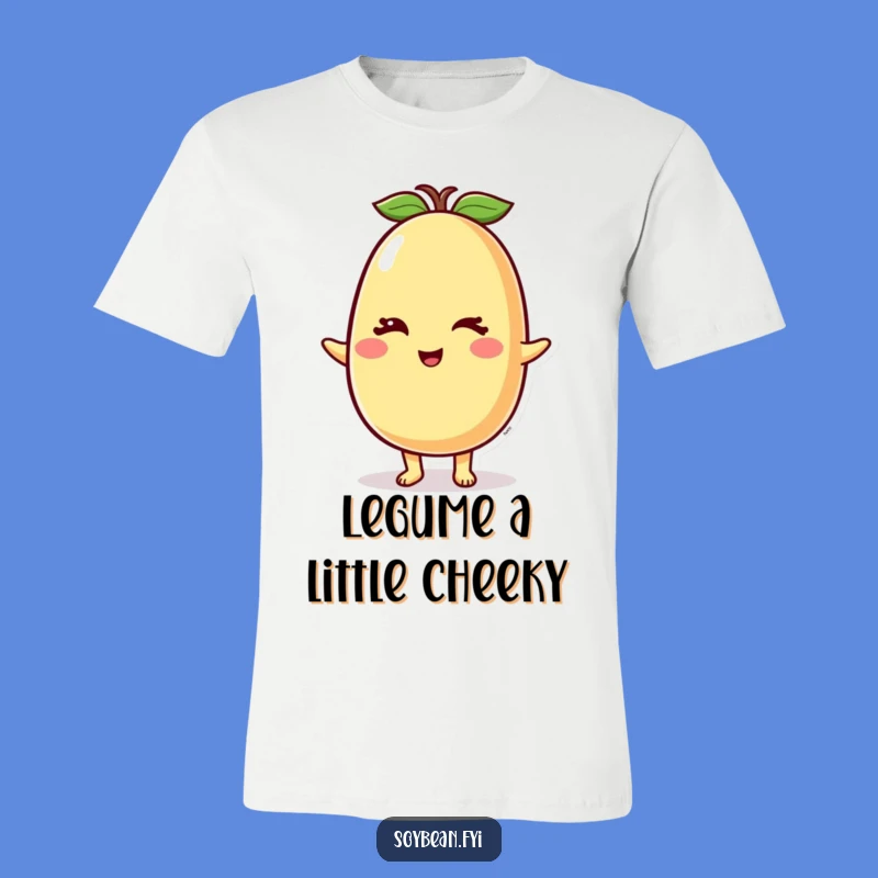 Funny Winking Soybean T-Shirt: Wear Your Happiness with This Humorous Tee, Great Gift