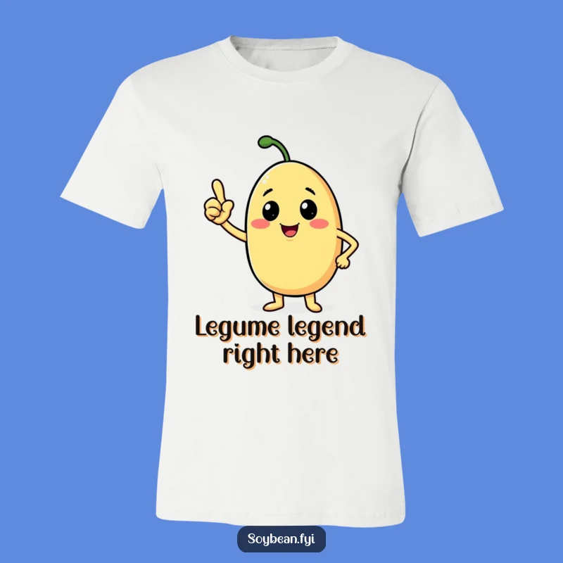 Funny Confident Soybean T-Shirt: Beaming Nod for a Hilarious Humorous Gift