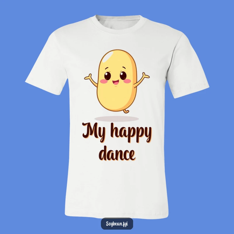 Funny Dancing Soybean T-Shirt - Wobbly Fun, Great Funny Gift