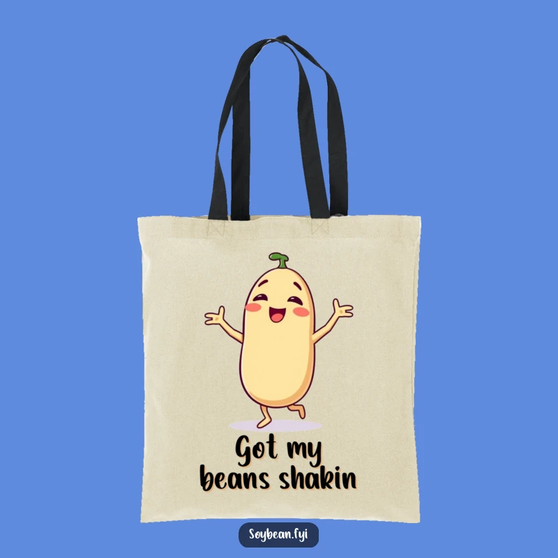 Funny Dancing Soybean Tote Bag: Carry Your Grooves in Style, Perfect Funny Gift!